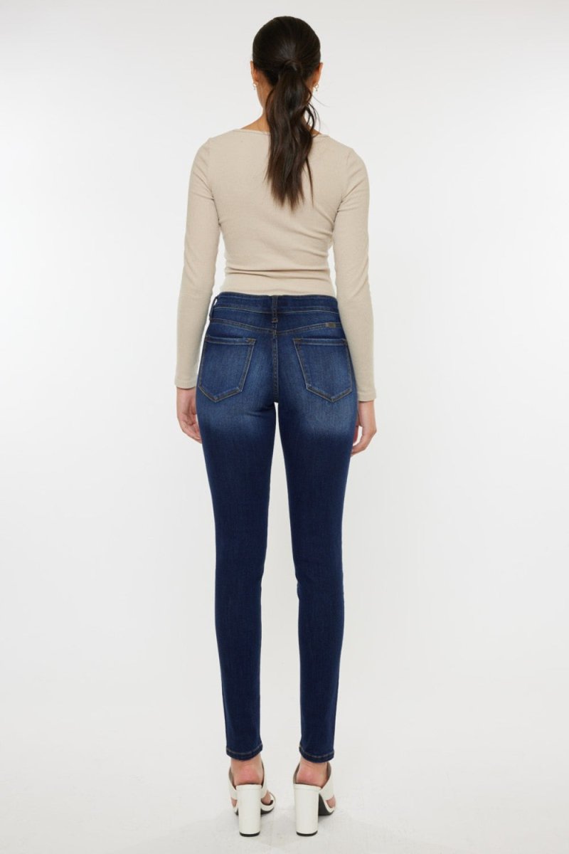 Kancan Mid Rise Gradient Skinny Jeans - Bottoms Sale